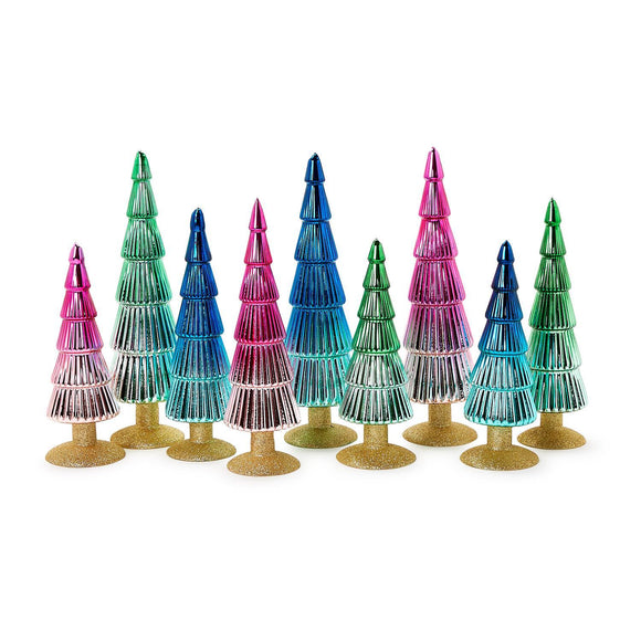 Merry and Bright Ombré Christmas Trees