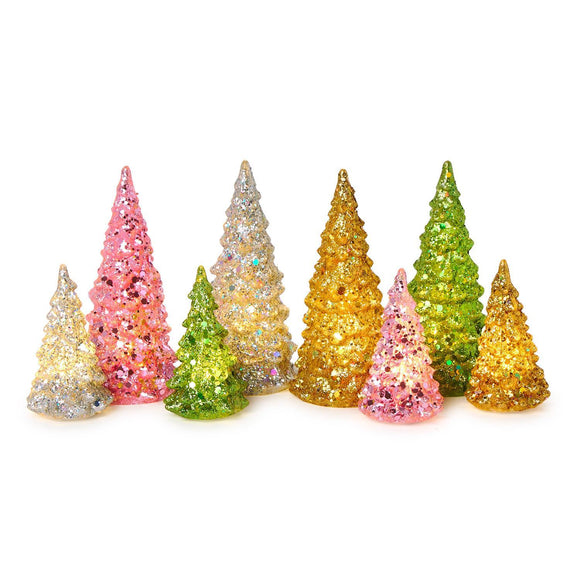 All That Glitter Mini Light-Up Trees