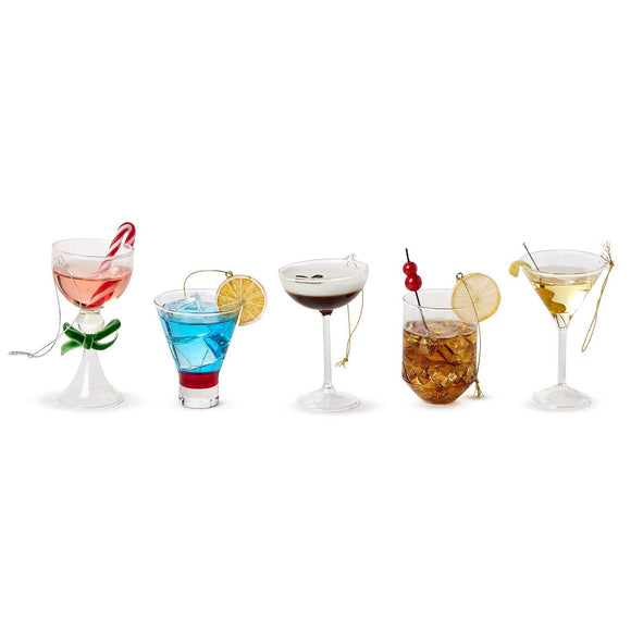 Holiday Cheer Cocktail Drink Ornament