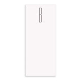 Buck Initial Vertical Notepad with Silver Foil