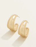 Gold Milly Hoop Earrings