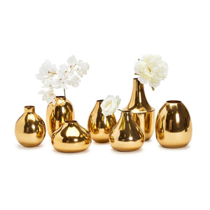 Gold-Plated Nickel Vase