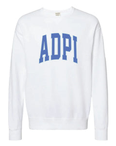 Sorority Varsity Crew in White