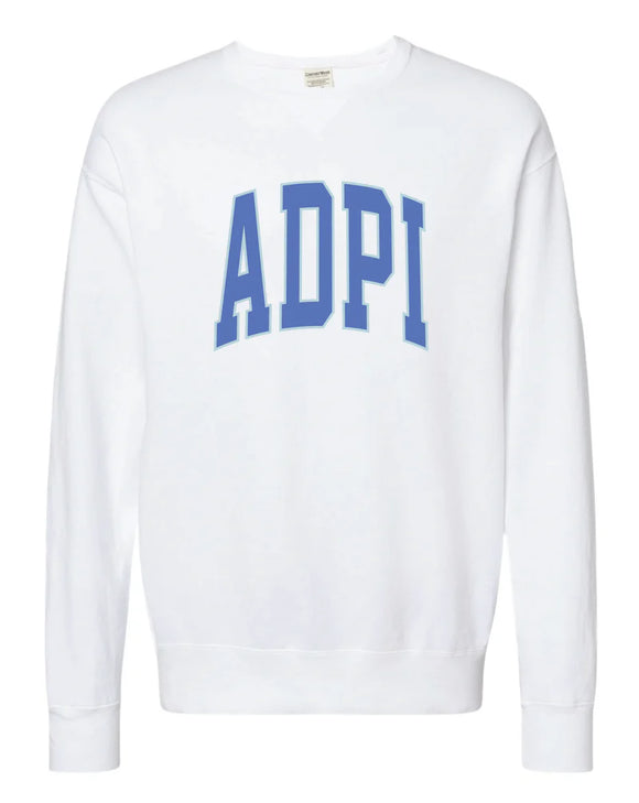 Sorority Varsity Crew in White