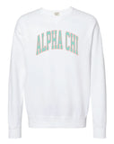 Sorority Varsity Crew in White
