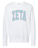 Sorority Varsity Crew in White