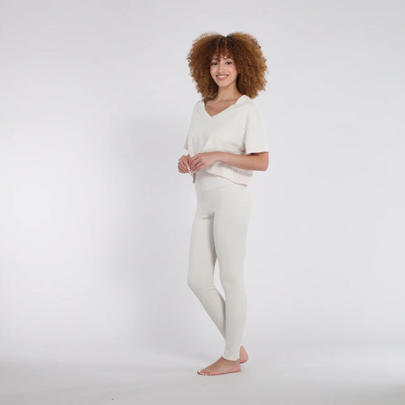 V-Neck Crop Jersey Tee