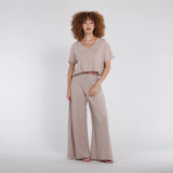 V-Neck Crop Jersey Tee