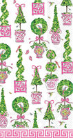 Pink Topiaries Guest Cocktail Napkins