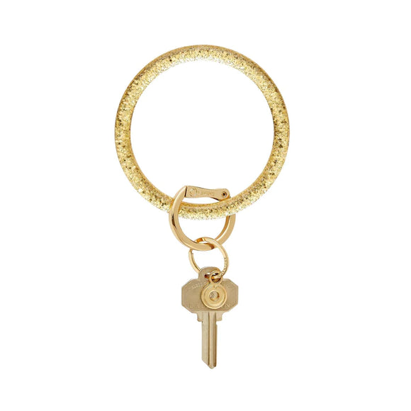 Resin Big O Key Ring - Champagne