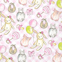 Girl Baby Cocktail Napkin