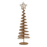Swirl Wire Tree- Gold