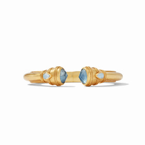 Cannes Demi Cuff- Iridescent Chalcedony Blue