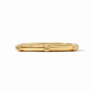 Catalina Hinge Bangle - Iridescent Champagne