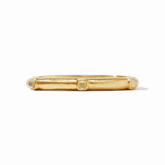 Catalina Hinge Bangle - Iridescent Champagne