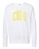 Sorority Varsity Crew in White