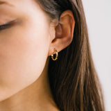Cleo Hoop Earrings, Gold