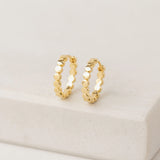 Cleo Hoop Earrings, Gold