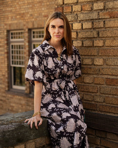 Ganache Floral Lizzie Midi Dress