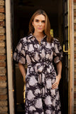 Ganache Floral Lizzie Midi Dress