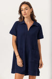Navy Sari Dress