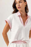 Coconut Milk Lune Top