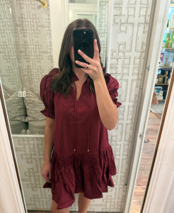Burgundy Dress Style:D28301