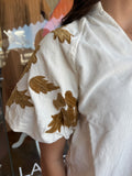 Chenille Puff Sleeve Top