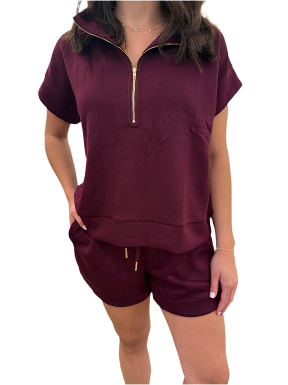 Burgundy Top Style:T28531