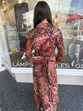 Denise Shirt Dress Tabby Paisley Brown