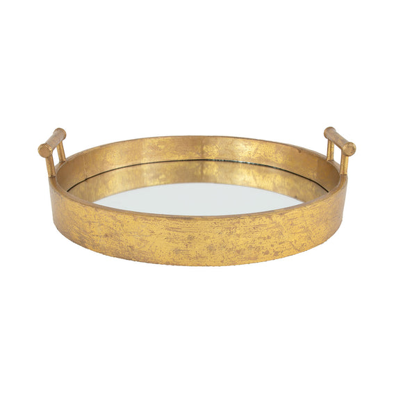 FXT101 Gold Round Tray