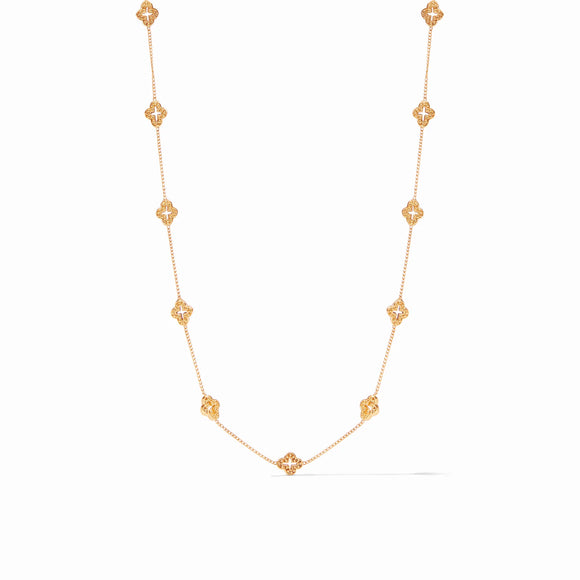 Florentine Demi Delicate Station Necklace