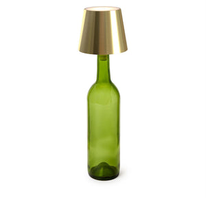 Golden LED Touchable Bottle Lampshade with Bottle Stopper in Gift Box