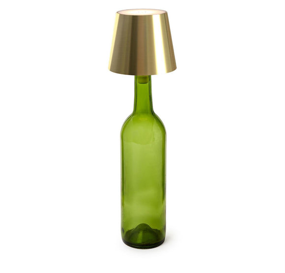 Golden LED Touchable Bottle Lampshade with Bottle Stopper in Gift Box
