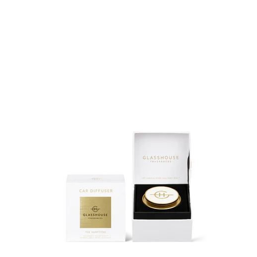 Glasshouse Car Diffuser + Scent Disk