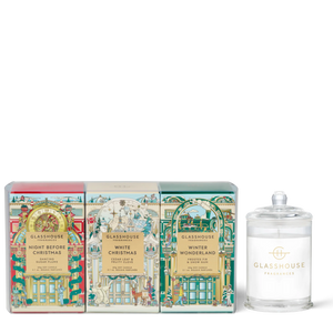 Glasshouse 3x 2.11 oz. Candle Trio Christmas