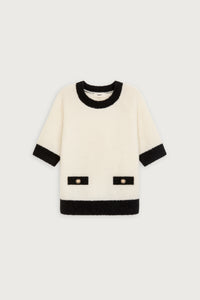 Paciva Black and White Sweater