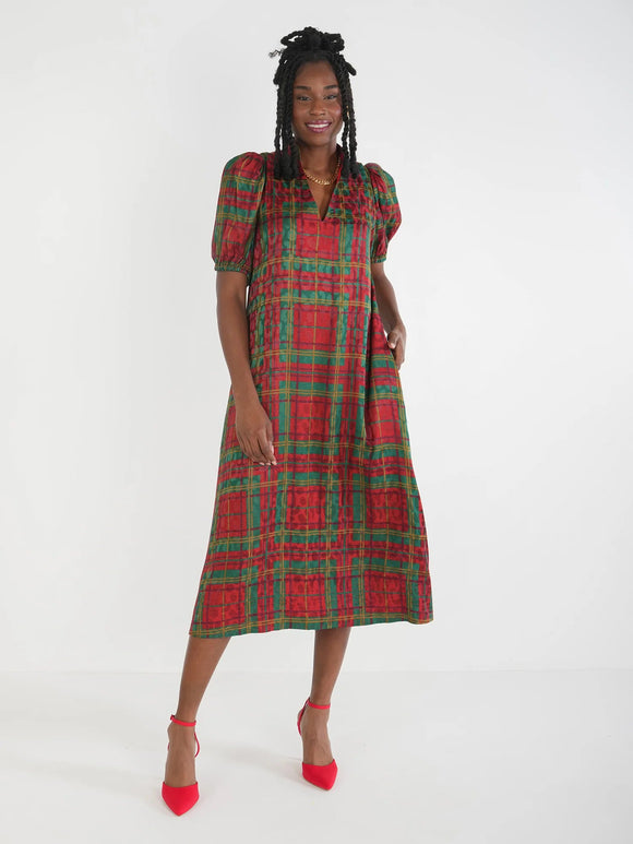 Hampton Midi - Tartan Cheetah