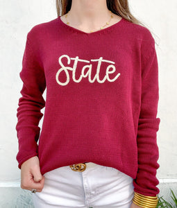 Varsity "STATE" Game Day Sweater