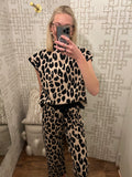 Cheetah Sweater Pants