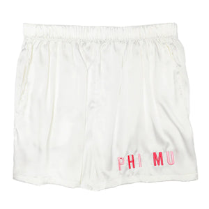 Phi Mu Satin Short
