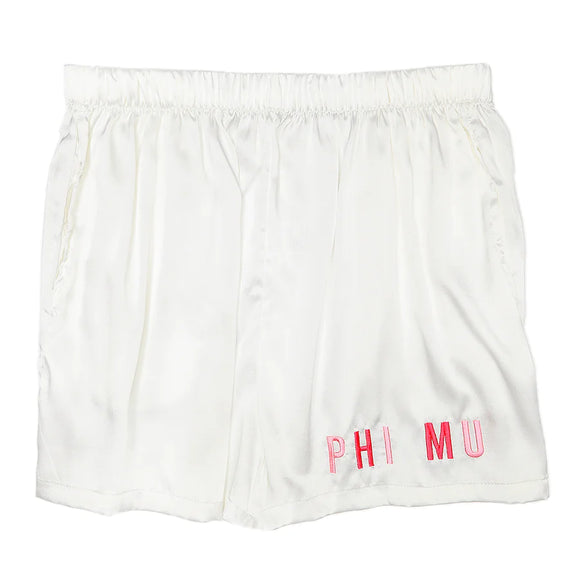 Phi Mu Satin Short
