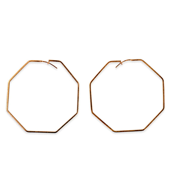 Amber Eternity Hoops