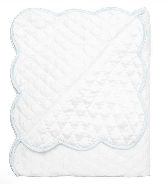Quilted Satin Baby Blanket