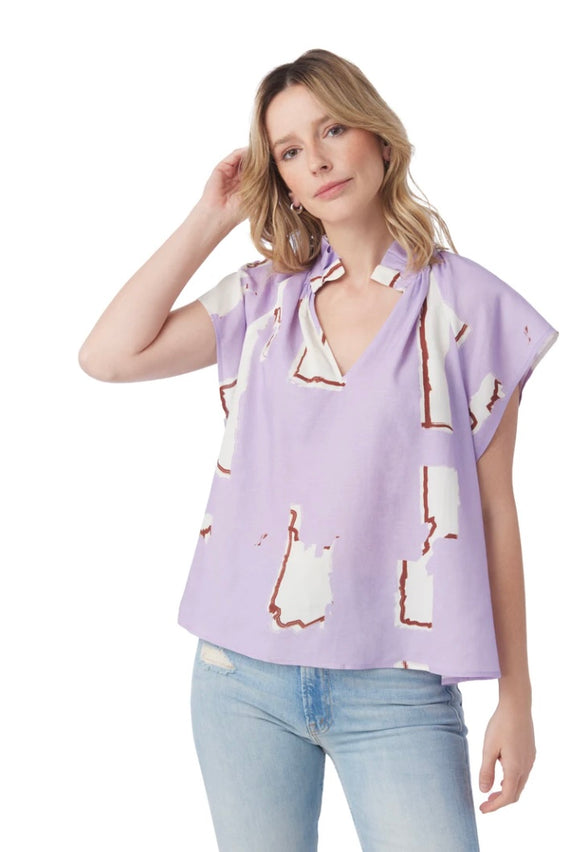 Crosby Wilkes Top, Lavender