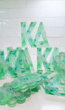 Greek Acrylic Letter Blocks