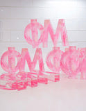 Greek Acrylic Letter Blocks