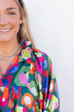 Stella Top - Winter Pop Cheetah