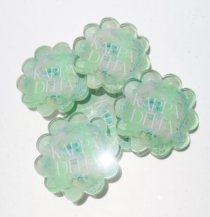 Greek Acrylic Coasters
