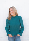 Teal GLENNON TOP